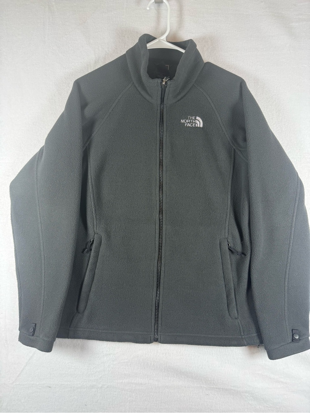 The North Face Zip-up Fleece Jacket Black Size Large